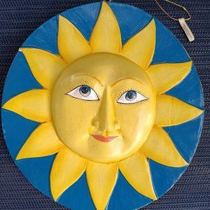 Wall decor Sun Moon hand painted Germany